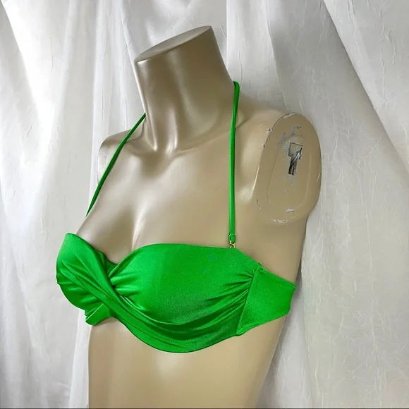 🚫SOLD🚫 Victoria's Secret Emerald Green Very Sexy Line Halter Strapless Bikini - Picture 8 of 16